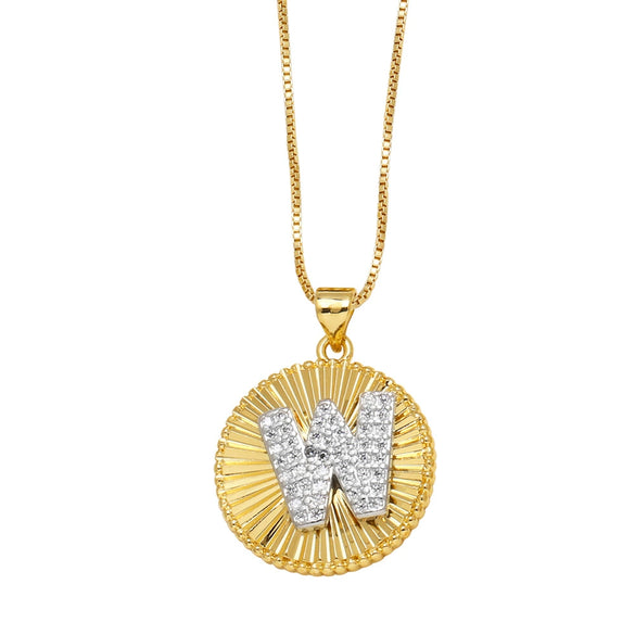 Wholesale Jewelry Simple Style Cross Copper Real Gold Plated Necklace