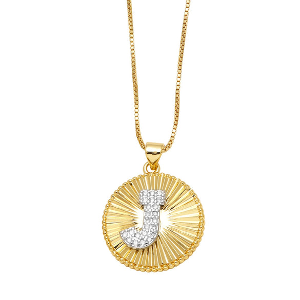 Wholesale Jewelry Simple Style Cross Copper Real Gold Plated Necklace