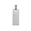 Wholesale Jewelry Simple Style Customization Laser Engraving Solid Color Titanium Steel Plating Cable Chain Pendant Necklace