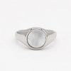 Wholesale Jewelry Simple Style Geometric 304 Stainless Steel Shell 18K Gold Plated Rings