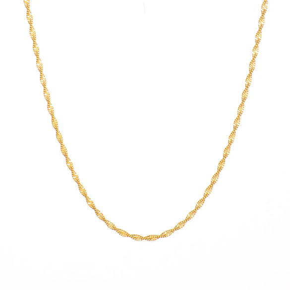 Wholesale Jewelry Simple Style Geometric Solid Color Titanium Steel Chain Necklace