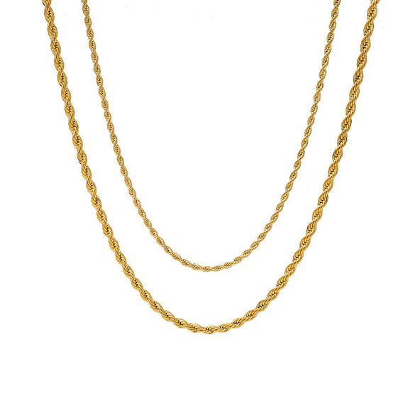 Wholesale Jewelry Simple Style Geometric Solid Color Titanium Steel Chain Necklace