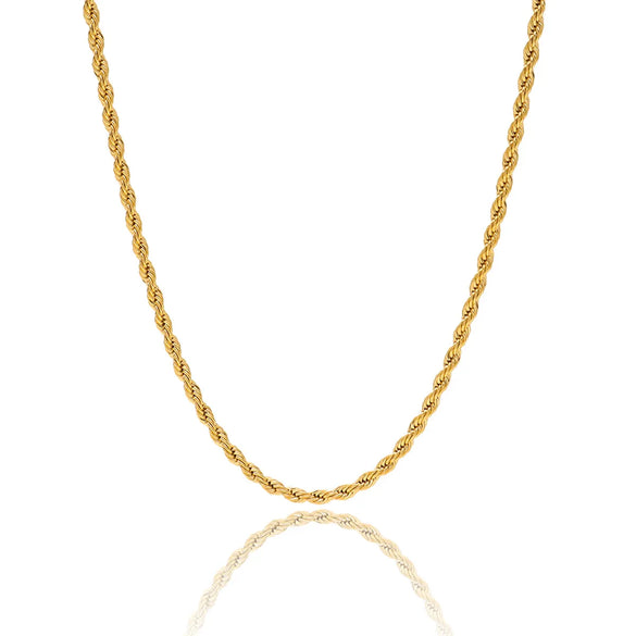 Wholesale Jewelry Simple Style Geometric Solid Color Titanium Steel Chain Necklace