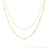 Wholesale Jewelry Simple Style Geometric Solid Color Titanium Steel Chain Necklace