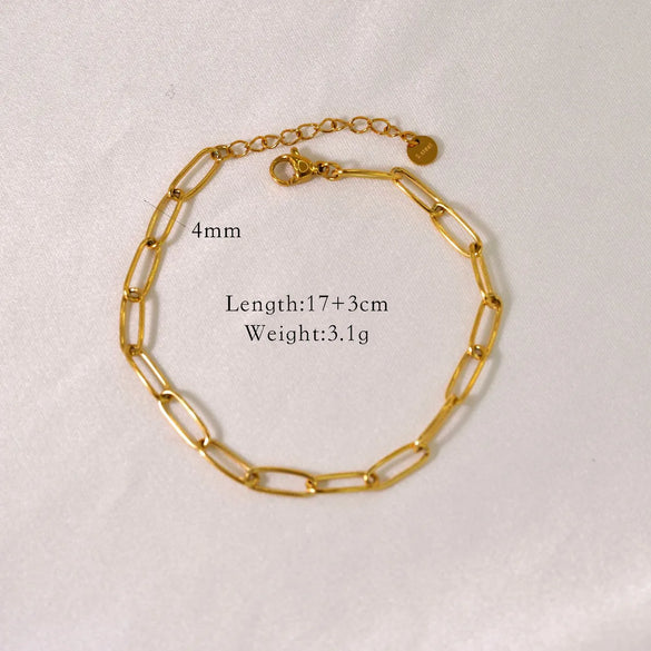Wholesale Jewelry Simple Style Geometric Titanium Steel 14K Gold Plated Necklace