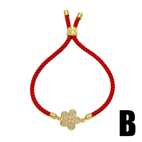 Wholesale Jewelry Simple Style Heart Shaped Copper Goldplated Electroplating Bracelet