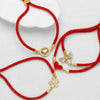Wholesale Jewelry Simple Style Heart Shaped Copper Goldplated Electroplating Bracelet