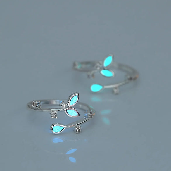 Wholesale Jewelry Simple Style Leaves Texture Resin Copper Zircon Inlay Rings