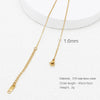 Wholesale Jewelry Simple Style Printing 316 Stainless Steel  Plating Necklace