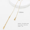 Wholesale Jewelry Simple Style Printing 316 Stainless Steel  Plating Necklace