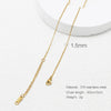 Wholesale Jewelry Simple Style Printing 316 Stainless Steel  Plating Necklace