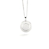 Wholesale Jewelry Simple Style Round 304 Stainless Steel Plating Cable Chain Pendant Necklace Keychain