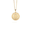 Wholesale Jewelry Simple Style Round 304 Stainless Steel Plating Cable Chain Pendant Necklace Keychain