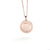 Wholesale Jewelry Simple Style Round 304 Stainless Steel Plating Cable Chain Pendant Necklace Keychain