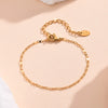 Wholesale Jewelry Simple Style Solid Color 201 Stainless Steel Bracelets Necklace