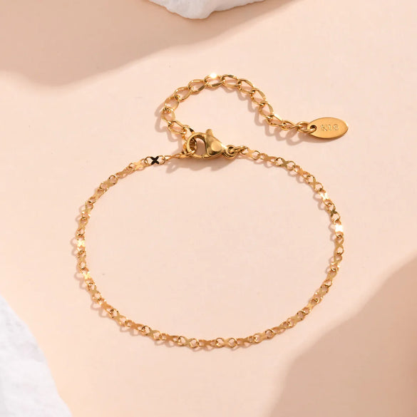 Wholesale Jewelry Simple Style Solid Color 201 Stainless Steel Bracelets Necklace