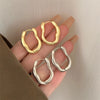 Wholesale Jewelry Simple Style Solid Color Alloy Plating Earrings