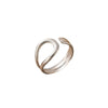 Wholesale Jewelry Simple Style Solid Color Titanium Steel Plating Rings