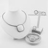Wholesale Jewelry Simple Style Square 304 Stainless Steel 18K Gold Plated Jewelry Set