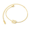 Wholesale Jewelry Simple Style Stainless Steel Ochain Necklace With Letters Numbers Text Electroplating