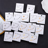 Wholesale Jewelry Simple Style Star Tree Heart Shape Stainless Steel Alloy Rhinestones Plating Inlay Ear Studs