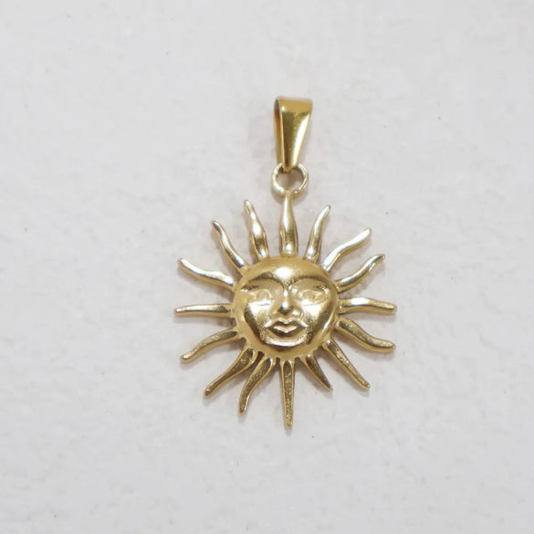 Wholesale Jewelry Simple Style Sun 304 Stainless Steel