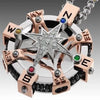 Wholesale Jewelry Skull Magic Sword Dragon Copper Geometric Electroplated Pendant Necklace