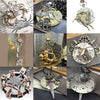 Wholesale Jewelry Skull Magic Sword Dragon Copper Geometric Electroplated Pendant Necklace