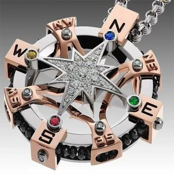 Wholesale Jewelry Skull Magic Sword Dragon Copper Geometric Electroplated Pendant Necklace