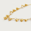 Wholesale Jewelry Small Bell Pendant Clip Pearl Bracelet Copper Electroplated Geometric Style Unisex