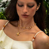 Wholesale Jewelry Small Bell Pendant Clip Pearl Bracelet Copper Electroplated Geometric Style Unisex