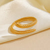 Wholesale Jewelry Snake Style Stainless Steel Electroplated Earrings Ring Suit For Women