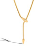 Wholesale Jewelry Snake Style Titanium Steel And Stainless Steel Geometric Necklace With Electroplating
