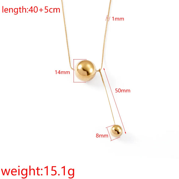 Wholesale Jewelry Solid Color Round Customization Laser Engraving 304 Stainless Steel Pendant Necklace Snake Chain