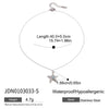 Wholesale Jewelry Stainless Steel And Titanium Steel Fivepointed Star Pendant Necklace Electroplated For Women