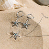 Wholesale Jewelry Stainless Steel And Titanium Steel Fivepointed Star Pendant Necklace Electroplated For Women