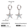 Wholesale Jewelry Stainless Steel And Titanium Steel Fivepointed Star Pendant Necklace Electroplated For Women