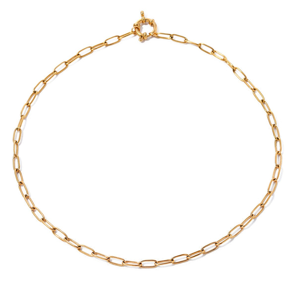 Wholesale Jewelry Stainless Steel And Titanium Steel Geometric Cross Chain Women's Necklace With Electroplating