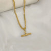 Wholesale Jewelry Stainless Steel And Titanium Steel Geometric Pendant Cross Chain Necklace For Unisex Fashion High End Accessories