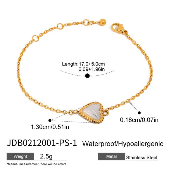 Wholesale Jewelry Stainless Steel And Titanium Steel Heart Shape Electroplating Women's Necklace Bracelet Earrings