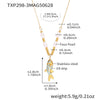 Wholesale Jewelry 316L Stainless Steel And 316L Stainless Steel Oildropped Koi Fish Beaded Ocean Style Electroplated Necklace And Earrings
