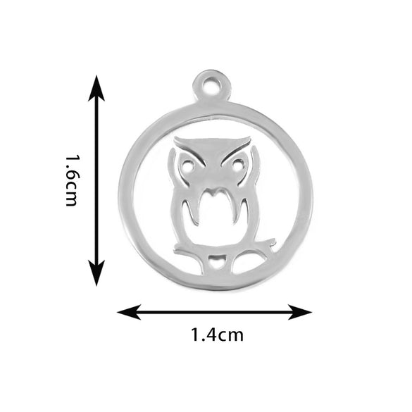 Wholesale Jewelry Stainless Steel Animal Shaped Pendant With Electroplating
