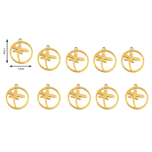 Wholesale Jewelry Stainless Steel Animal Shaped Pendant With Electroplating
