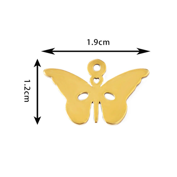 Wholesale Jewelry Stainless Steel Animal Shaped Pendant With Electroplating