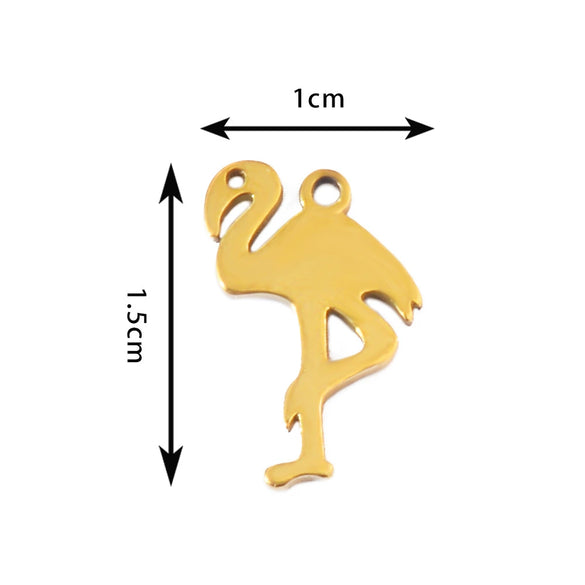 Wholesale Jewelry Stainless Steel Animal Shaped Pendant With Electroplating