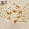 Wholesale Jewelry 316L Stainless Steel Animal Zodiac Pendant Necklace Electroplating Style For Women