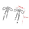 Wholesale Jewelry Stainless Steel Bow Handmade Diy Electroplated Pendant For Necklace Bracelet Earrings