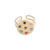Wholesale Jewelry Stainless Steel Bow Ring Women's Retro Fashion Electroplating