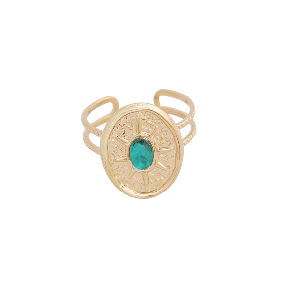 Wholesale Jewelry Stainless Steel Bow Ring Women's Retro Fashion Electroplating