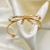 Wholesale Jewelry Stainless Steel Bracelet Ring Vintage Geometric Bow 18K Gold Plated